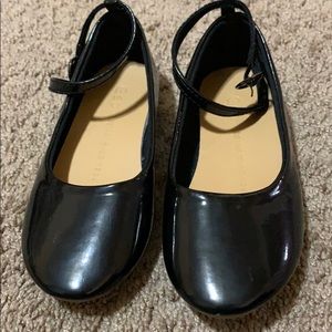 Gap girls shoes flat sandals black size 10 toddler